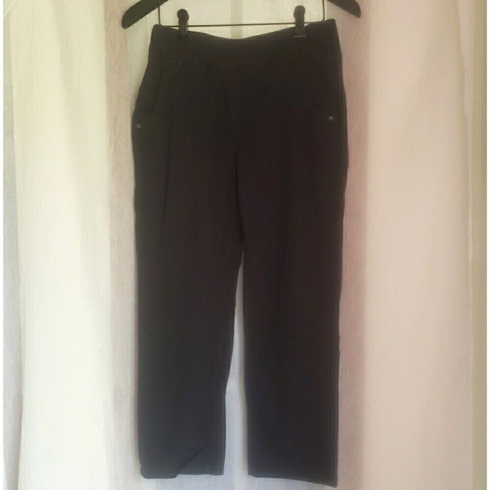 Jag Classic Fit Cropped Black Jeans Women's Size 2/26 Cotton Blend
